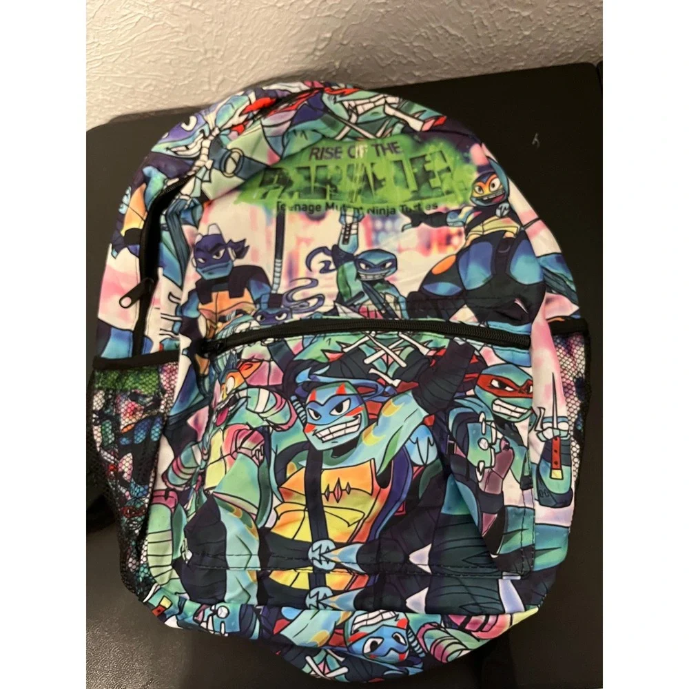 Rise of the Teenage Mutant Ninja Turtles 3pc Backpack Lunch Bag Pencil Case Set